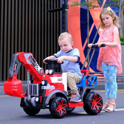 G.W. N.W 15KG/12KG LED Faros de colores 6v Todo eléctrico Construcción de camión de coche para niños