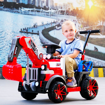 G.W. N.W 15KG/12KG LED Faros de colores 6v Todo eléctrico Construcción de camión de coche para niños
