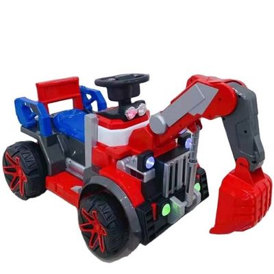 Unisex 6v todo eléctrico En la construcción de camiones de coche con música 2023 PP plástico