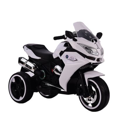 Coche eléctrico de plástico de 6V para niños de doble tracción Coche de batería 2022 Motocicleta para bebés