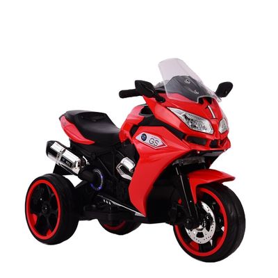 Coche eléctrico de plástico de 6V para niños de doble tracción Coche de batería 2022 Motocicleta para bebés
