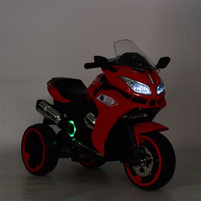 Coche eléctrico de plástico de 6V para niños de doble tracción Coche de batería 2022 Motocicleta para bebés