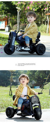Iluminación y música personalizables para niños Niños eléctricos Motocicleta Viajar en coche