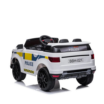 Conducción eléctrica en coche con control remoto 2022 modelo de coche de juguete estilo policía para niños
