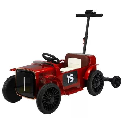 Material de plástico PP 12V coche de juguete eléctrico con control parental y remolque