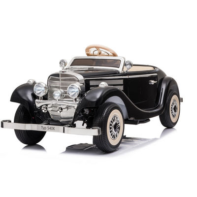 Niños de 3 a 8 años de edad juguete eléctrico vintage niños viajan en coche con control remoto