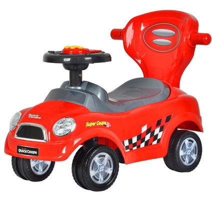 Carro de equilibrio rojo neutro en cuanto al género para bebés personalizable en automóvil de los fabricantes