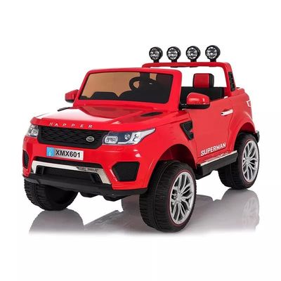 Control remoto 12V Motor de cuatro ruedas Batería operada Niños Viajar en coche para niños pequeños Azul
