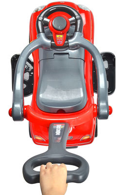 Carro de equilibrio rojo neutro en cuanto al género para bebés personalizable en automóvil de los fabricantes