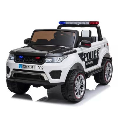 Black Ride On Baby Policía eléctrica SUV coche con control remoto juguete para niños grandes