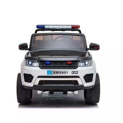 Black Ride On Baby Policía eléctrica SUV coche con control remoto juguete para niños grandes