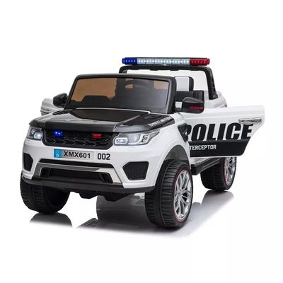 Black Ride On Baby Policía eléctrica SUV coche con control remoto juguete para niños grandes