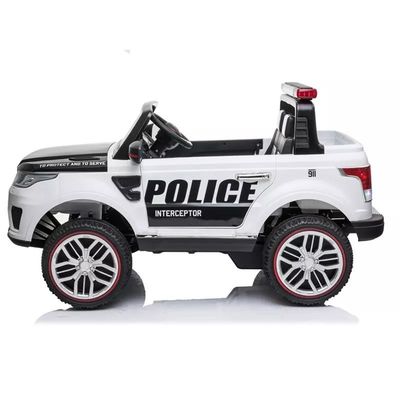 Black Ride On Baby Policía eléctrica SUV coche con control remoto juguete para niños grandes