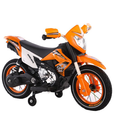Niños 6V montan en el coche motocicleta motocicleta eléctrica con PP plástico tipo naranja