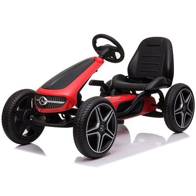 Licenciado Kids Go Kart Coche de juguete para niños Batería Alimentada con 4 ruedas Pedal no eléctrico