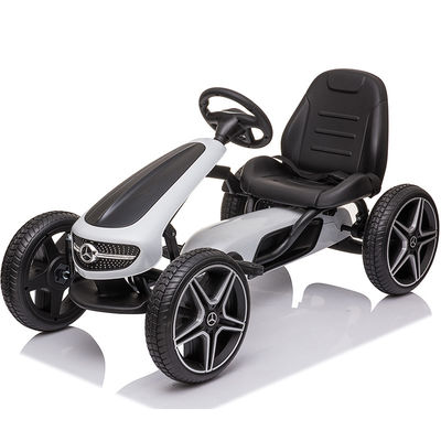 Licenciado Kids Go Kart Coche de juguete para niños Batería Alimentada con 4 ruedas Pedal no eléctrico