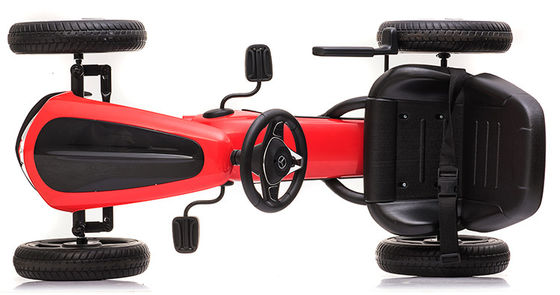 Licenciado Kids Go Kart Coche de juguete para niños Batería Alimentada con 4 ruedas Pedal no eléctrico