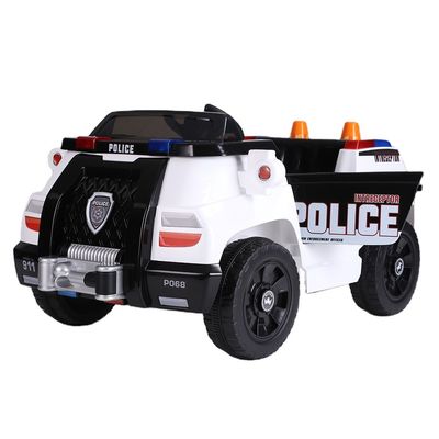 Suministro directo Niños Juguete Paseo en coche 2 plazas 6V 12V coche de policía eléctrico para niños