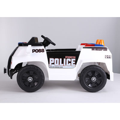 Suministro directo Niños Juguete Paseo en coche 2 plazas 6V 12V coche de policía eléctrico para niños