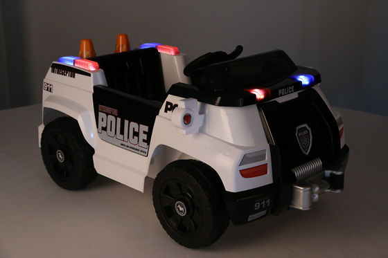Suministro directo Niños Juguete Paseo en coche 2 plazas 6V 12V coche de policía eléctrico para niños