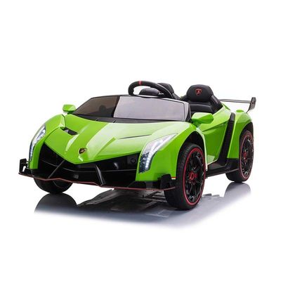 Auto eléctrico de plástico autorizado para niños con control remoto 2.4G y luces musicales