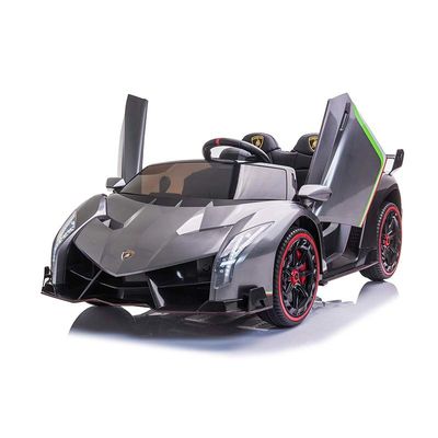 Auto eléctrico de plástico autorizado para niños con control remoto 2.4G y luces musicales