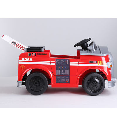 2022 Hot Ride On Car 6V 12V Electric Fire Track Car Toy para niños y niñas