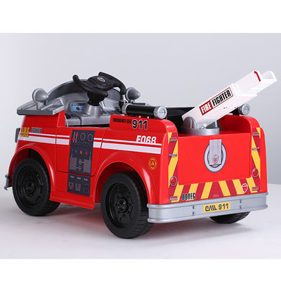 2022 Hot Ride On Car 6V 12V Electric Fire Track Car Toy para niños y niñas