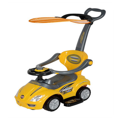 Outlet Niños Coche Rojo Rosa Amarillo Juguete de seguridad Paseo en coche de empuje para niños de 2 a 4 años