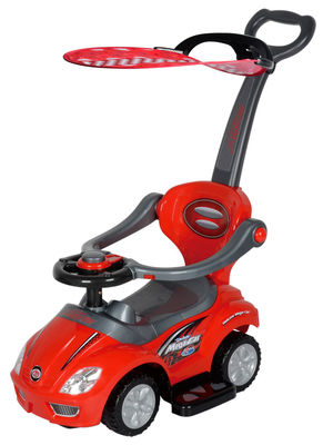 Outlet Niños Coche Rojo Rosa Amarillo Juguete de seguridad Paseo en coche de empuje para niños de 2 a 4 años