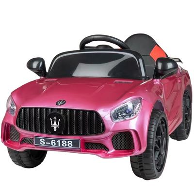 Pink Dual Drive Niños Coche de juguete con control remoto 2023 Conducir en coches eléctricos de 6v