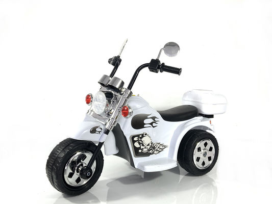 Enduro de plástico de tres ruedas eléctricos niños viajan en el coche con luces y velocidad ajustable