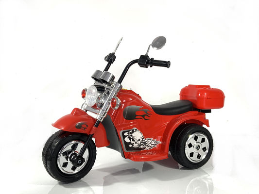 Enduro de plástico de tres ruedas eléctricos niños viajan en el coche con luces y velocidad ajustable