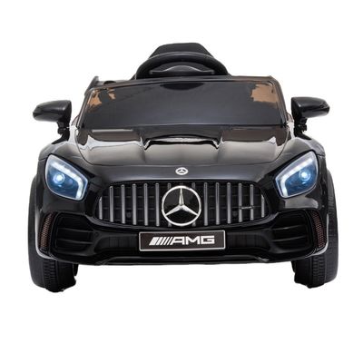 2022 Auto eléctrico para niños con música y luces Control remoto En coche Juguetes Cartón azul Tamaño 92*28*47cm