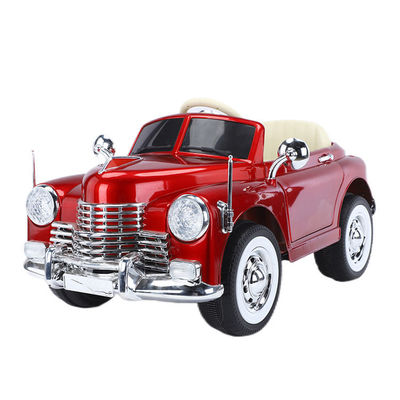 Pintura roja/negra Niños eléctricos viajan en coches 12V con USB/MP3 para niños