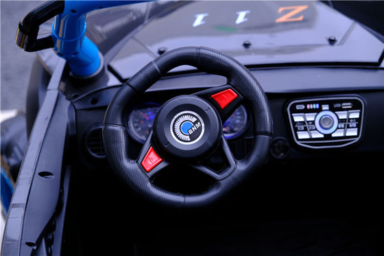 Juguetes eléctricos de batería de plástico unisex para niños en automóviles de color amarillo brillante
