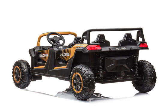 Popular Tipo de plástico PP 24v UTV Cuatro asientos Niños viajan en automóvil eléctrico para niños