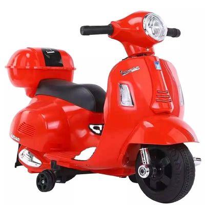 Rojo de los niños de electricidad paseo en el coche de la motocicleta juguetes para niños Motor 380 * 2 material plástico
