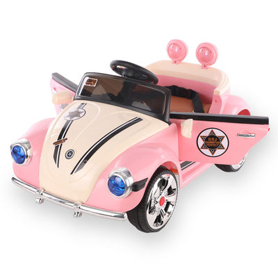 Escarabajo de los niños de paseo eléctrico en el coche 4 ruedas Princesa rosa cartón tamaño 101 * 54.5 * 33CM