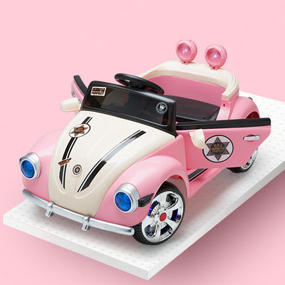 Escarabajo de los niños de paseo eléctrico en el coche 4 ruedas Princesa rosa cartón tamaño 101 * 54.5 * 33CM
