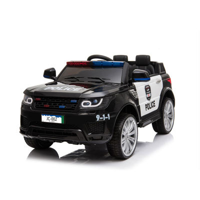 Adecuado para niños de 3 a 8 años de edad Gran coche de policía de dos plazas con batería
