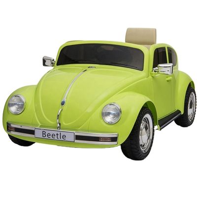 Autos eléctricos de 12 voltios verdes con licencia Juguetes para conducir vehículos para niños
