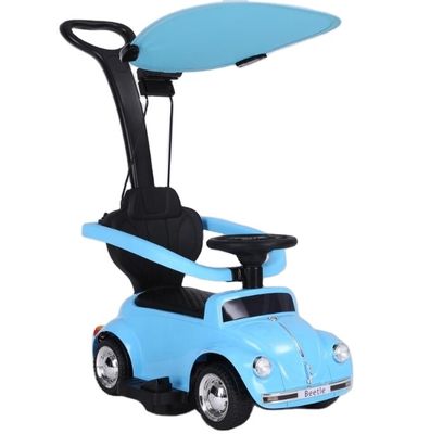 Azul 6V Desmontable eléctrico Push Walker Paseo en el coche para niños Tamaño del producto 80*41*92cm