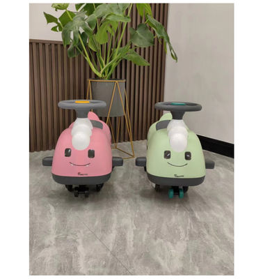 Carruaje de balanceo para niños con iluminación musical y rueda de PU.
