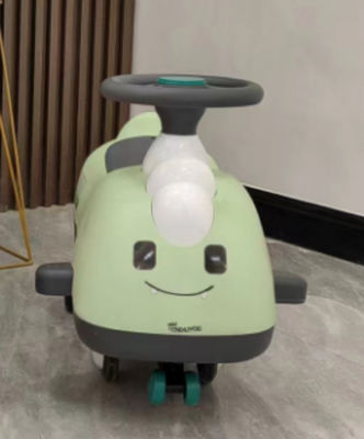 Carruaje de balanceo para niños con iluminación musical y rueda de PU.