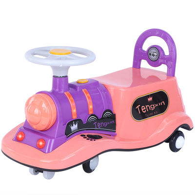Flash Rueda silenciosa Música y iluminación Paseo en el parachoques coches de balanceo de bebé coche para niños