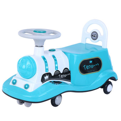 Flash Rueda silenciosa Música y iluminación Paseo en el parachoques coches de balanceo de bebé coche para niños