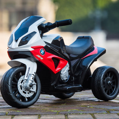2022 Diseño de niños en motocicleta eléctrica con material PP y tercera rueda
