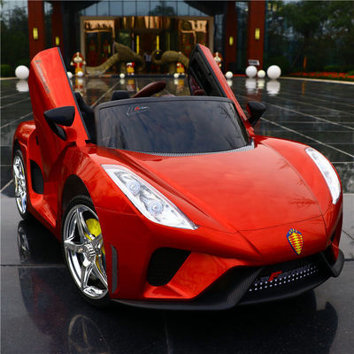 Unisex niños 12v coche eléctrico con control remoto doble conducción música y función de swing