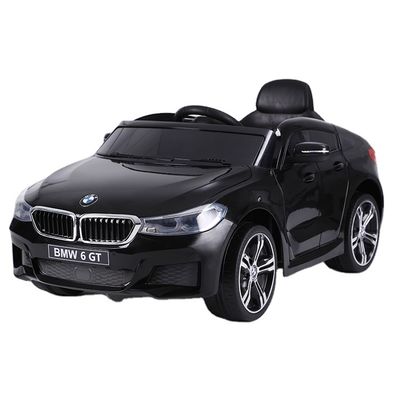 Juguete eléctrico para niños negro 2022 En coche 6V/12V con control remoto y cinturón de seguridad